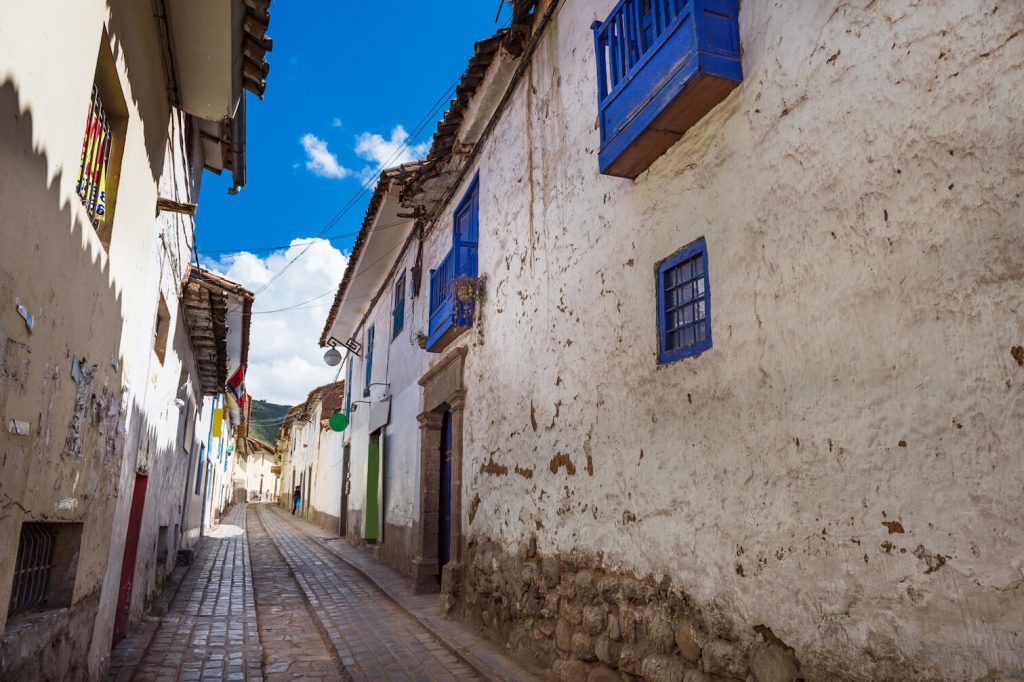 Cusco city, San Blas, Peru